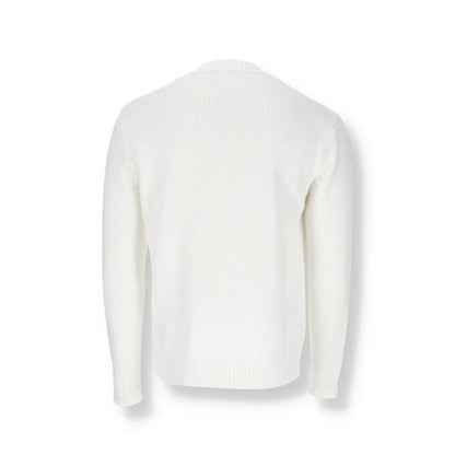 Balmain White Cotton Sweatshirt - Classic & Comfortable