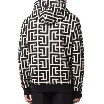 Balmain Beige Cotton Sweatshirt for Men