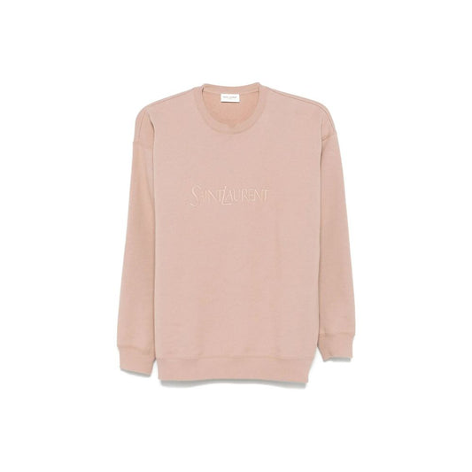 Saint Laurent Pink Cotton Sweatshirt