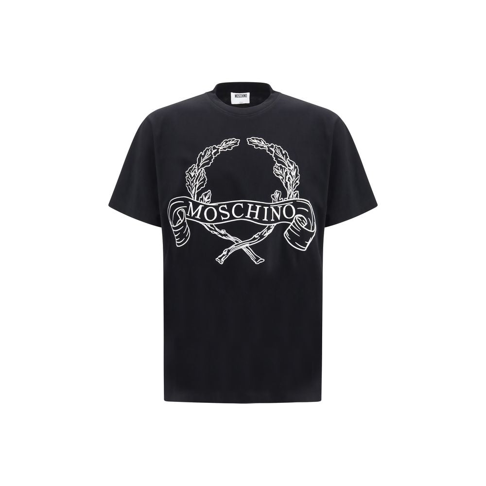 Moschino Maxi Laurel Crown Embroidery T-Shirt