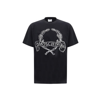 Moschino Maxi Laurel Crown Embroidery T-Shirt