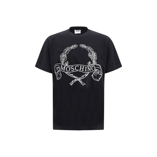 Moschino Maxi Laurel Crown Embroidery T-Shirt
