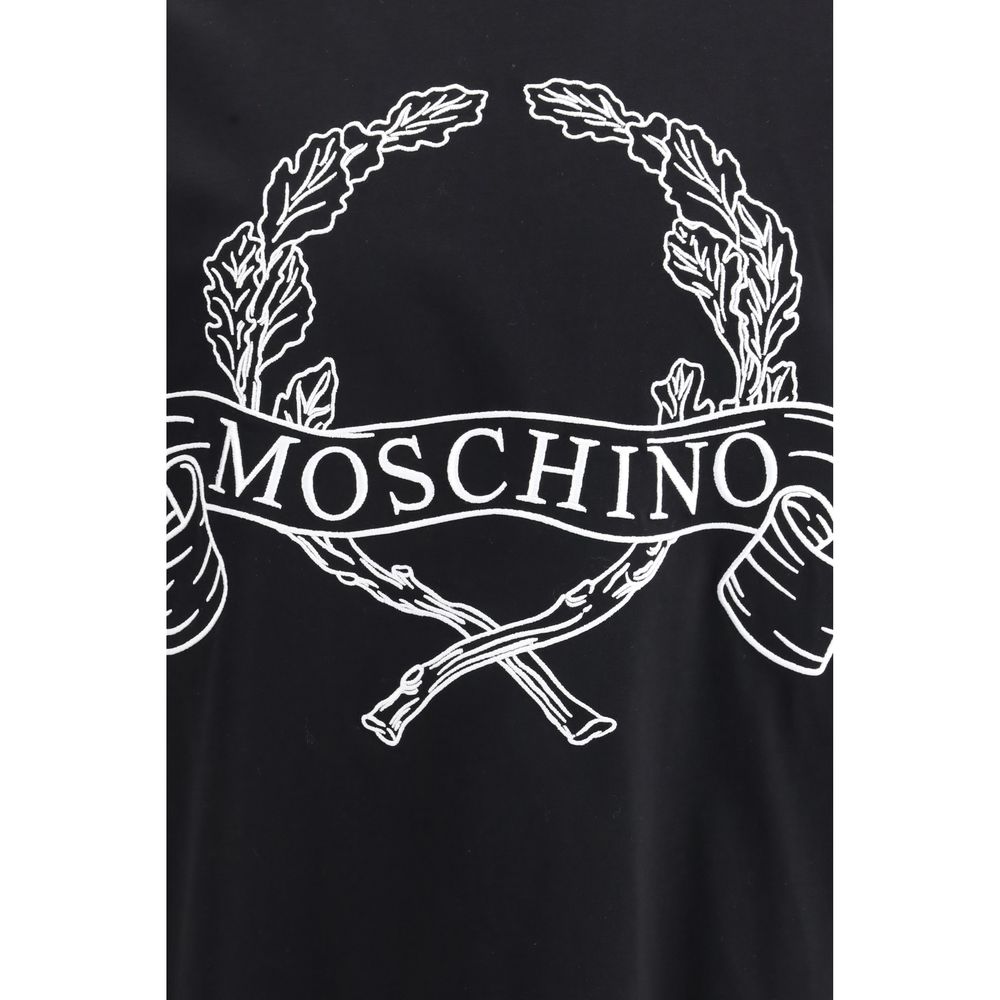 Moschino Maxi Laurel Crown Embroidery T-Shirt