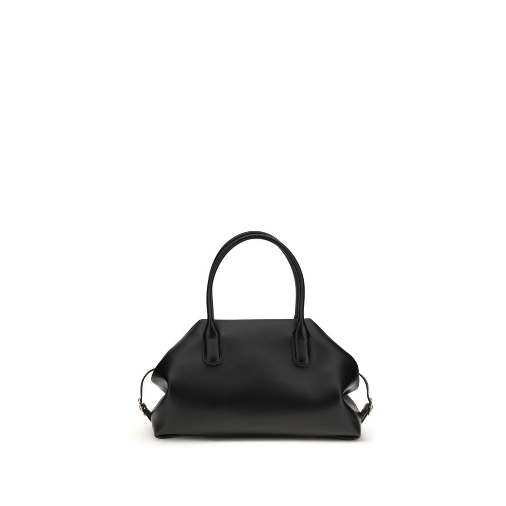 THEMOIRè Black Other Fibres Shoulder Bag - Tallia Trank Medium