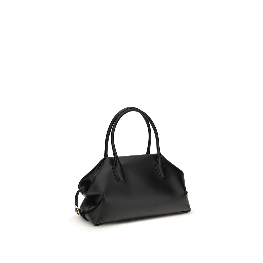 THEMOIRè Black Other Fibres Shoulder Bag - Tallia Trank Medium