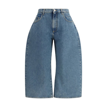 The Attico Blue Cotton Denim Jeans