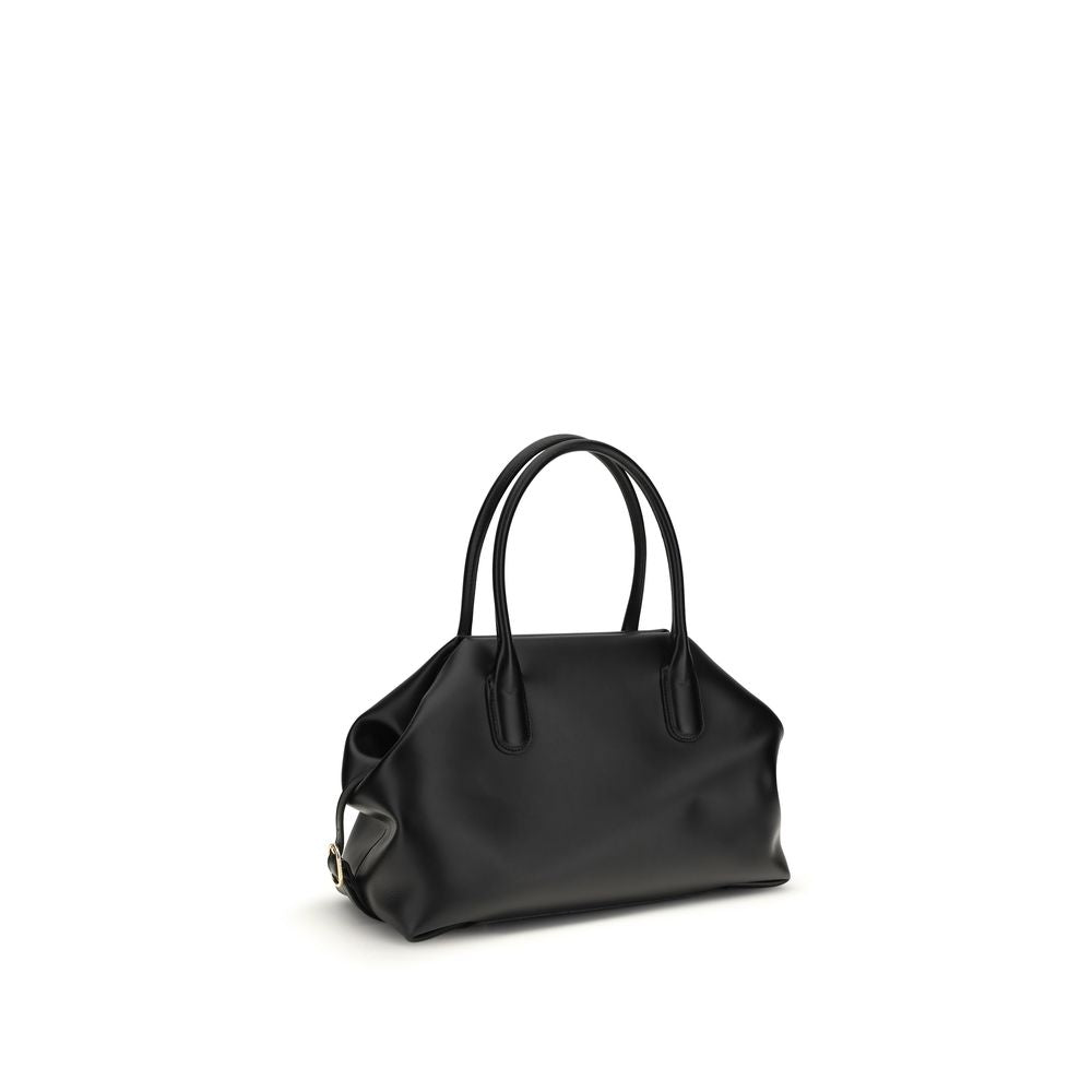 THEMOIRè Black Other Fibres Shoulder Bag - Tallia Trank Medium