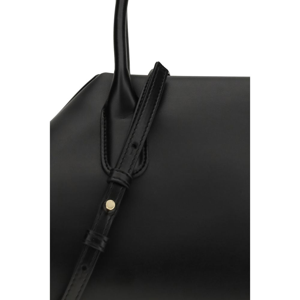 THEMOIRè Black Other Fibres Shoulder Bag - Tallia Trank Medium