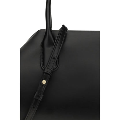 THEMOIRè Black Other Fibres Shoulder Bag - Tallia Trank Medium