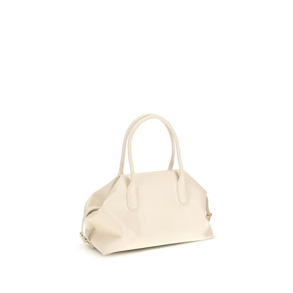 THEMOIRè Cream Other Fibres Shoulder Bag - Tallia Trank Medium