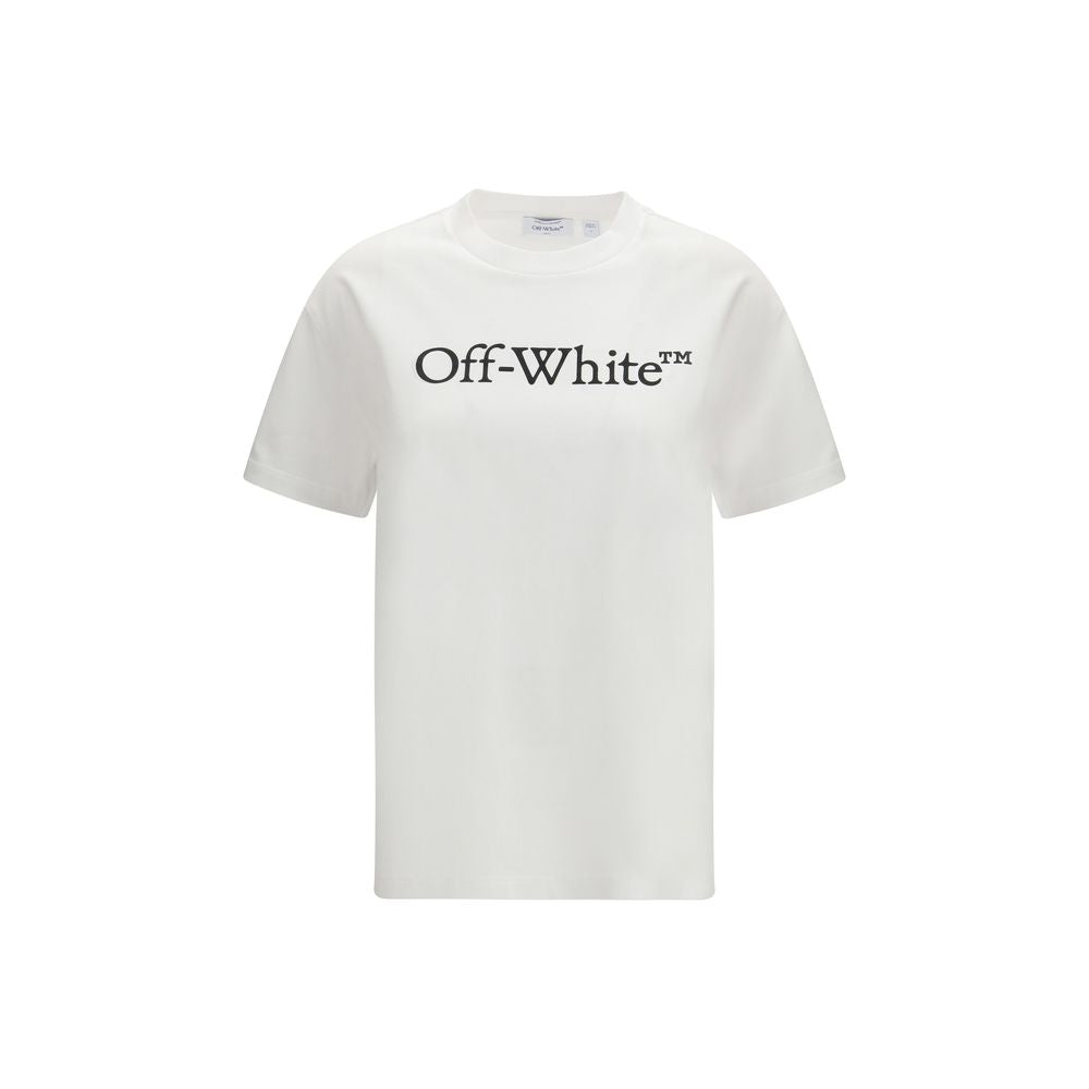 Off-White™ Big Logo Bookish T-shirt in White Cotton