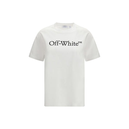 Off-White™ Big Logo Bookish T-shirt in White Cotton