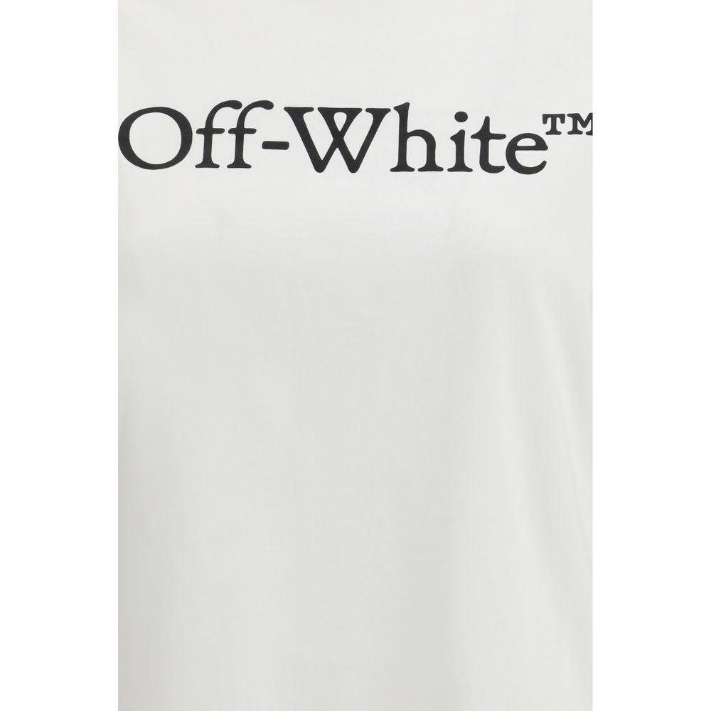 Off-White™ Big Logo Bookish T-shirt in White Cotton