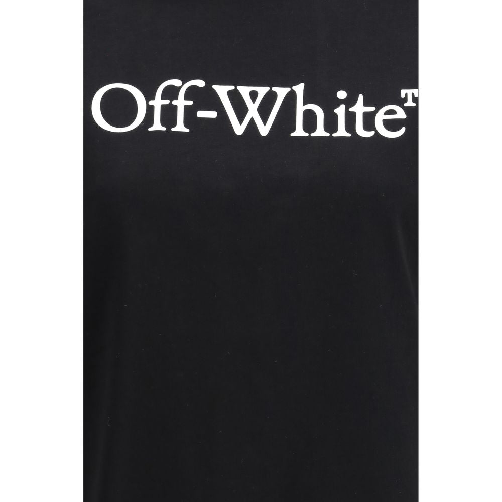 Off-White Black Cotton Sportswear - The Big Logo Bookish T-shirt