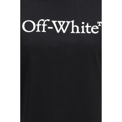 Off-White Black Cotton Sportswear - The Big Logo Bookish T-shirt