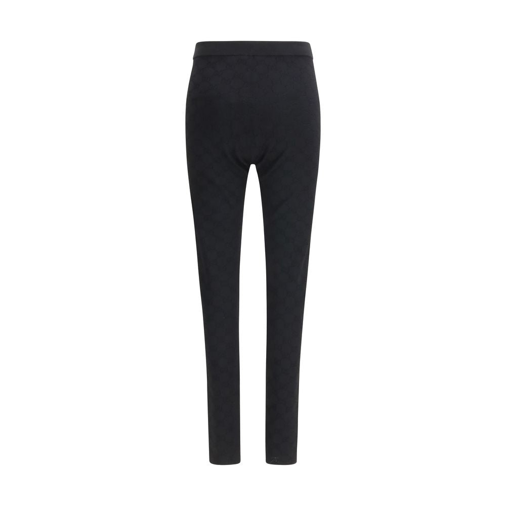 Gucci Black Viscose Leggings - Embrace Elegance and Modernity