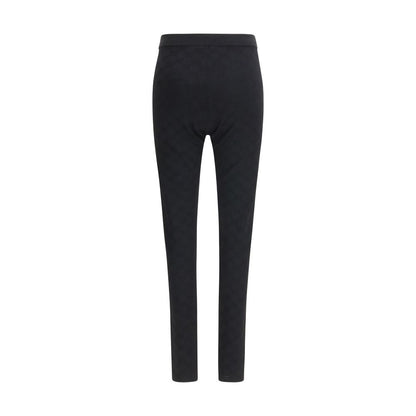 Gucci Black Viscose Leggings - Embrace Elegance and Modernity