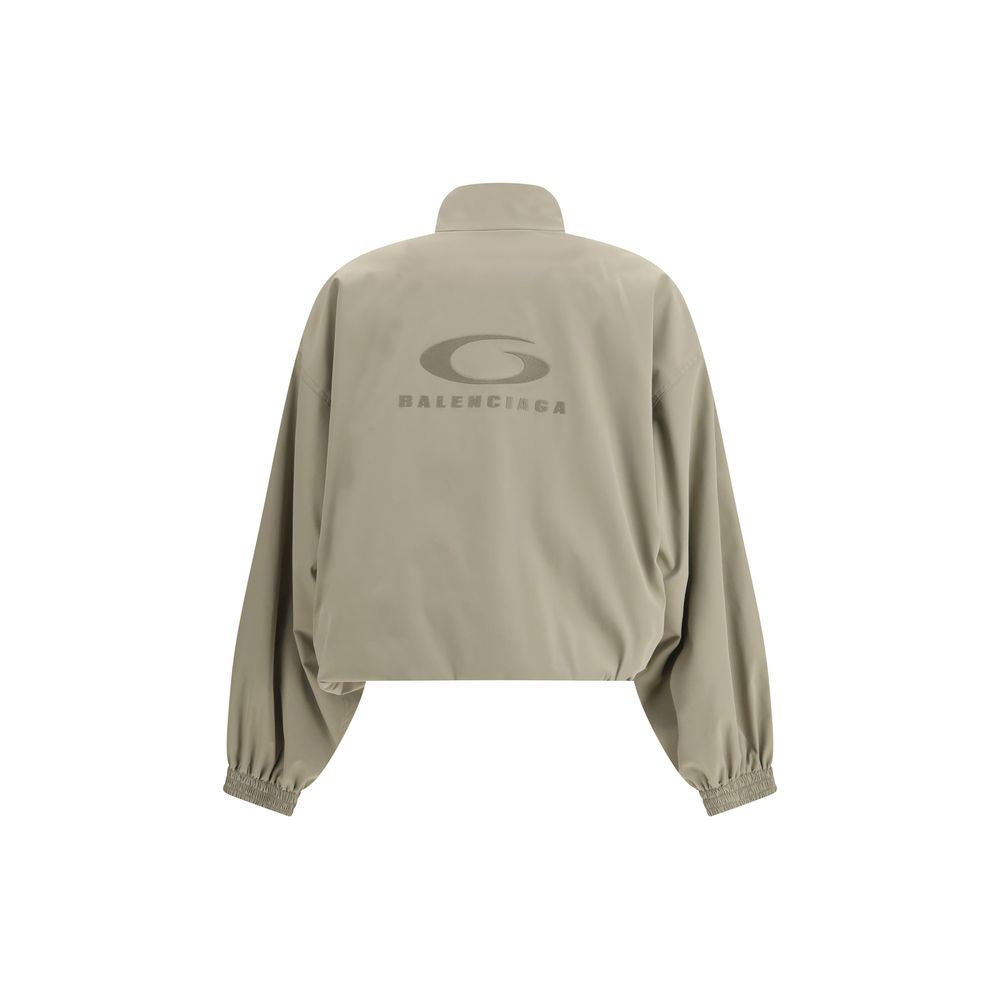 Balenciaga Folded Sweatshirt in Beige Polyester
