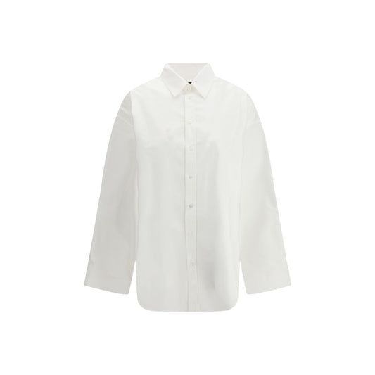 Balenciaga White Cotton Dress Shirt: Redefining Tailoring