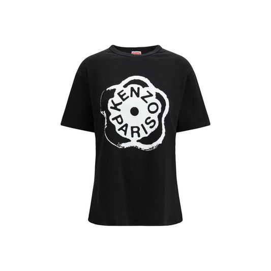 Kenzo Black Cotton T-Shirt - Boke Flower 2.0 Collection