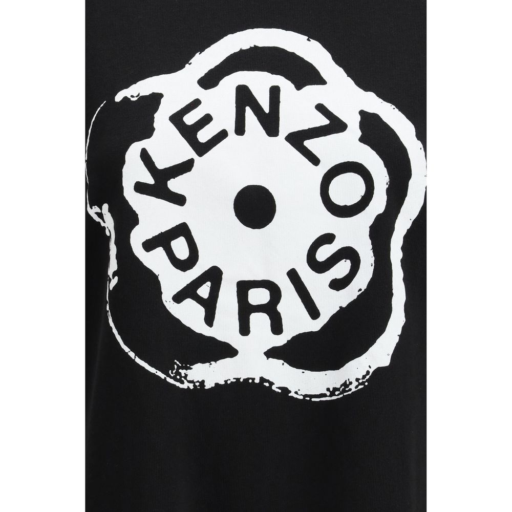 Kenzo Black Cotton T-Shirt - Boke Flower 2.0 Collection