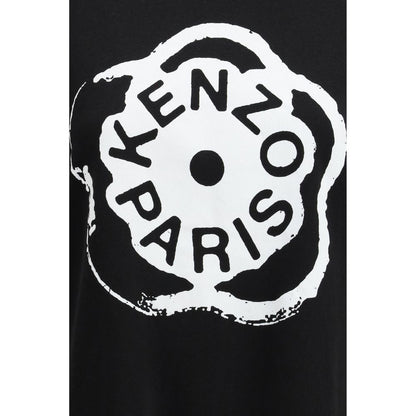 Kenzo Black Cotton T-Shirt - Boke Flower 2.0 Collection