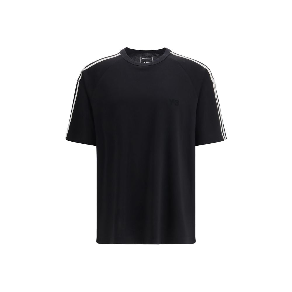Y-3 Black Lyocell Sportswear T-Shirt