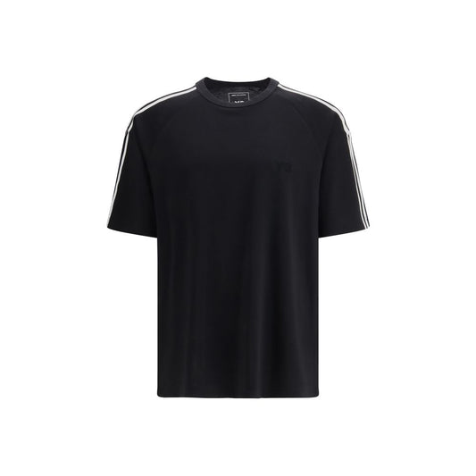 Y-3 Black Lyocell Sportswear T-Shirt