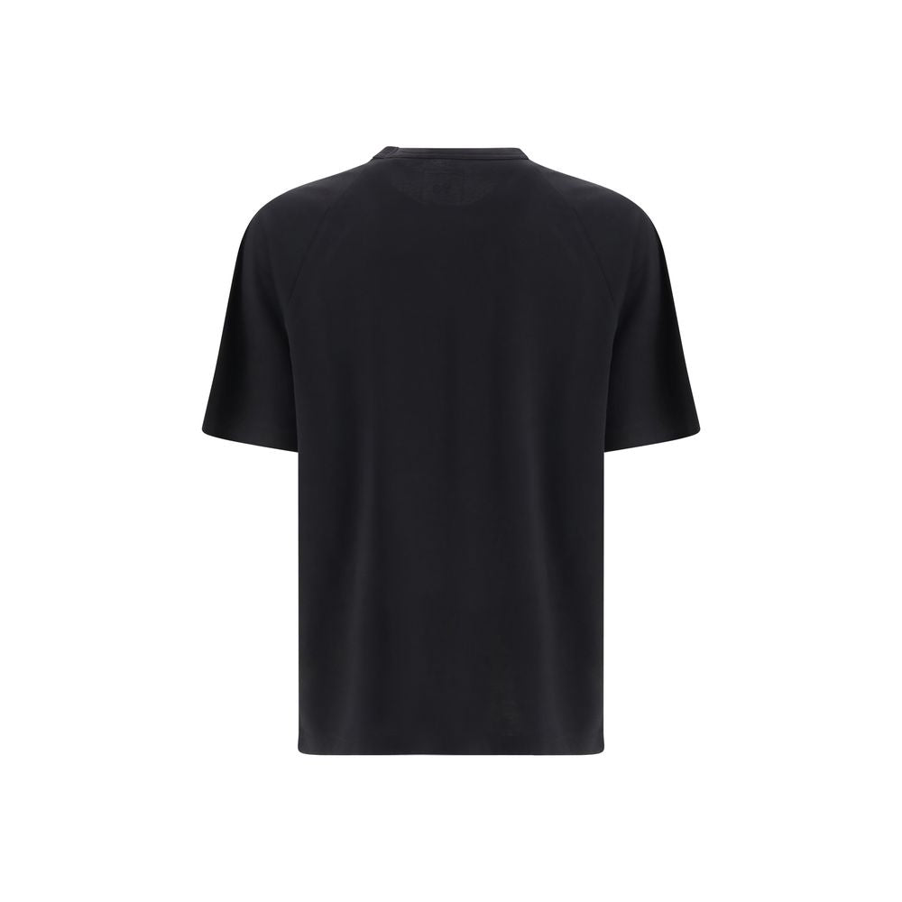 Y-3 Black Lyocell Sportswear T-Shirt