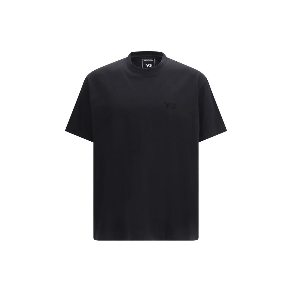 Y-3 Black Cotton Sportswear T-Shirt
