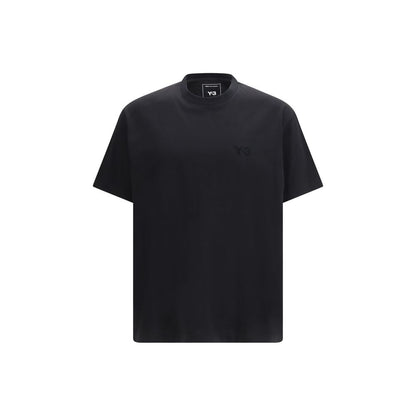Y-3 Black Cotton Sportswear T-Shirt