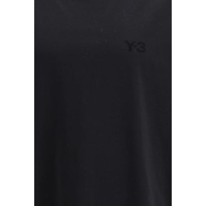Y-3 Black Cotton Sportswear T-Shirt
