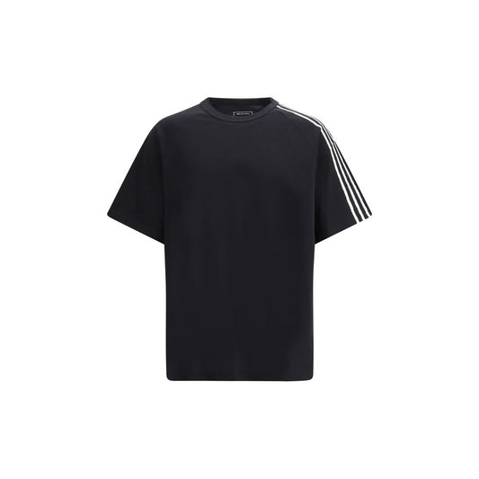 Y-3 Black Cotton Sportswear T-Shirt
