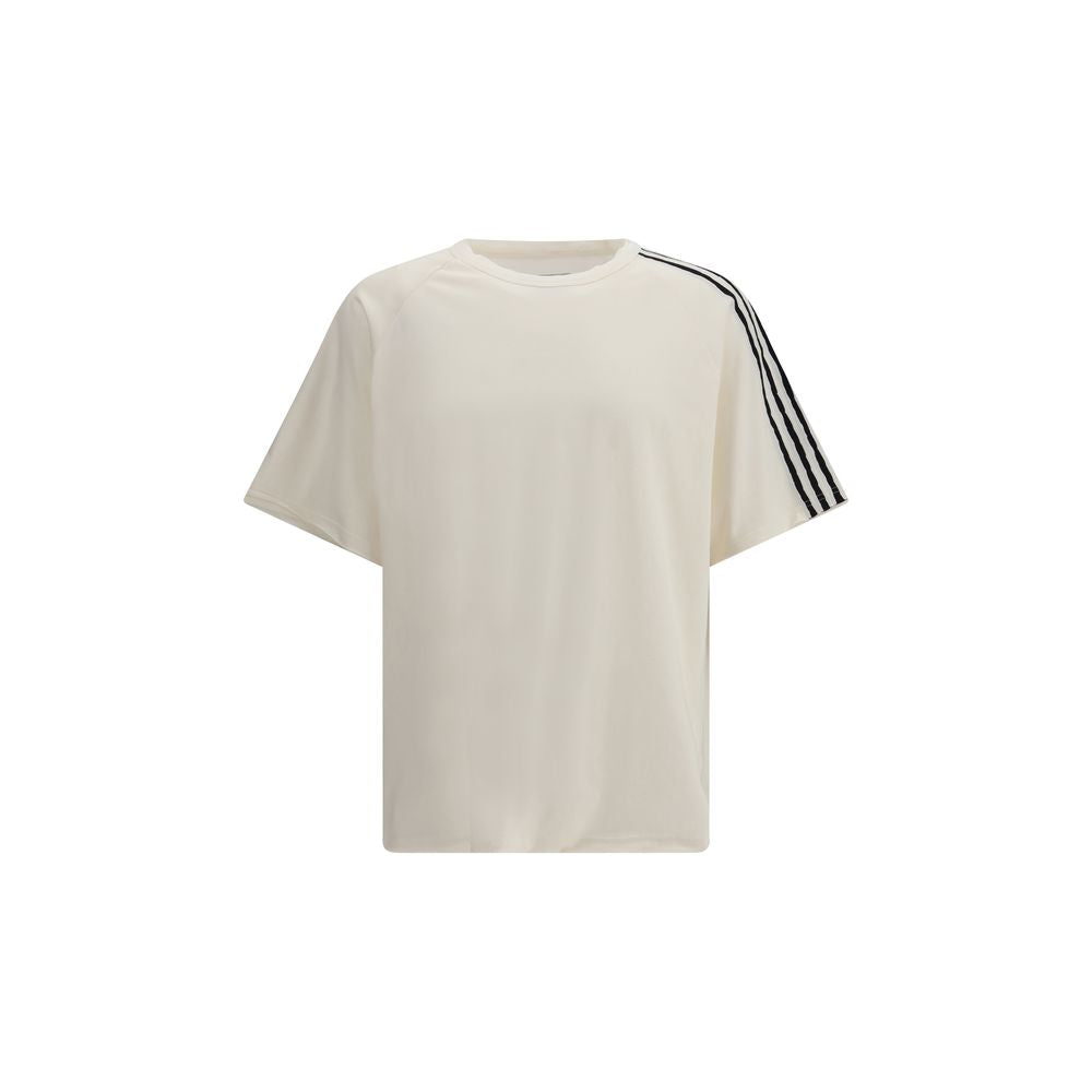 Y-3 Cream Cotton Sportswear T-Shirt