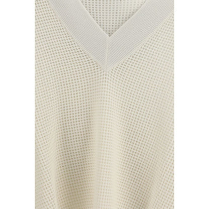 Brunello Cucinelli Cream Cashmere Sweater