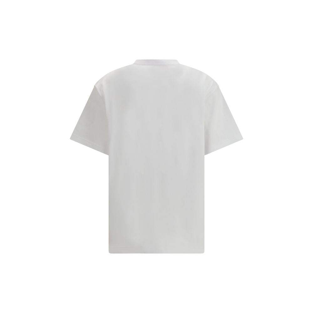 Gucci White Cotton Sportswear T-Shirt with Embroidered Horsebit