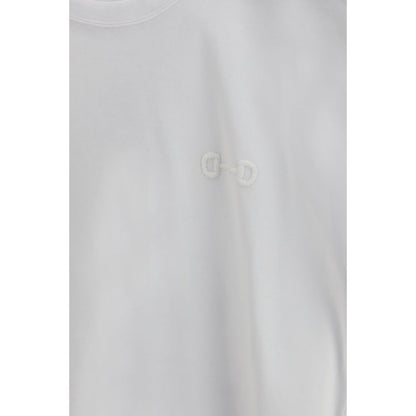 Gucci White Cotton Sportswear T-Shirt with Embroidered Horsebit