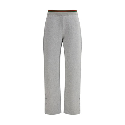 Gucci Gray Cotton Casual Pants - Effortless Luxury Redefined