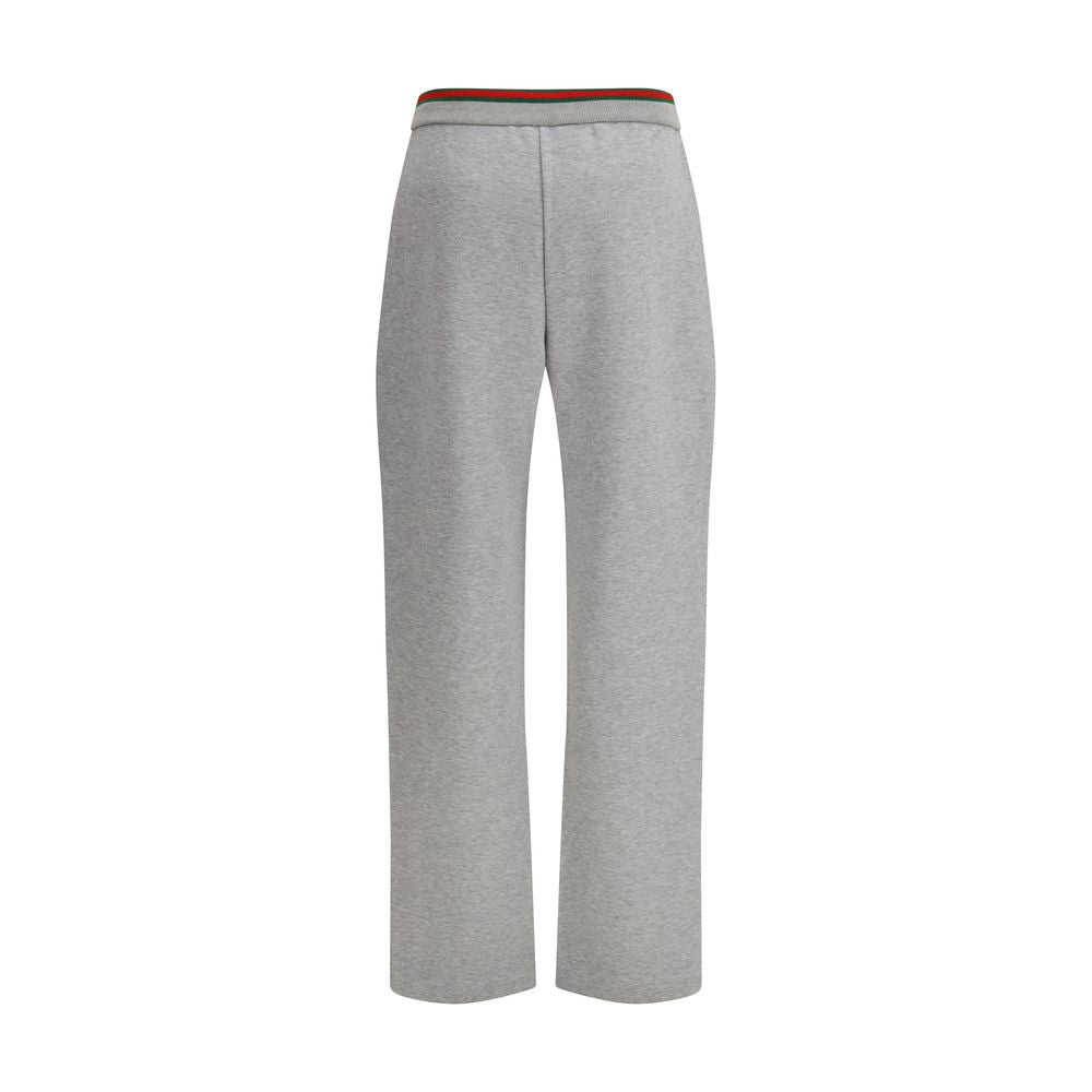 Gucci Gray Cotton Casual Pants - Effortless Luxury Redefined