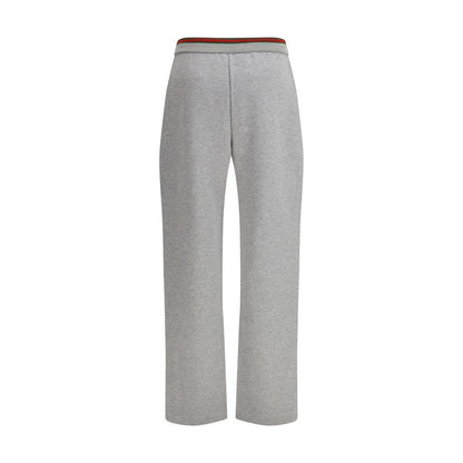 Gucci Gray Cotton Casual Pants - Effortless Luxury Redefined
