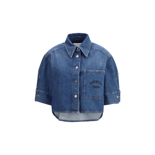 Givenchy Blue Denim Shirt: A Fusion of Workwear and Couture Elegance