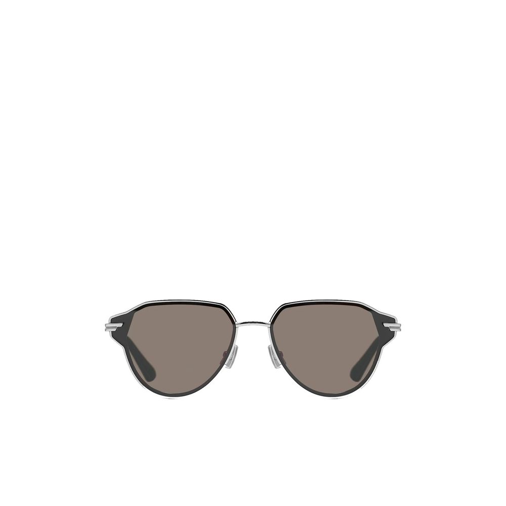 Bottega Veneta Silver Metal Aviator Sunglasses - BV1271S 004