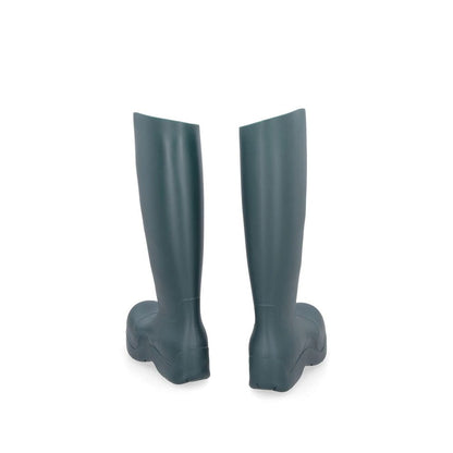 Bottega Veneta Green Rubber Rain Boots