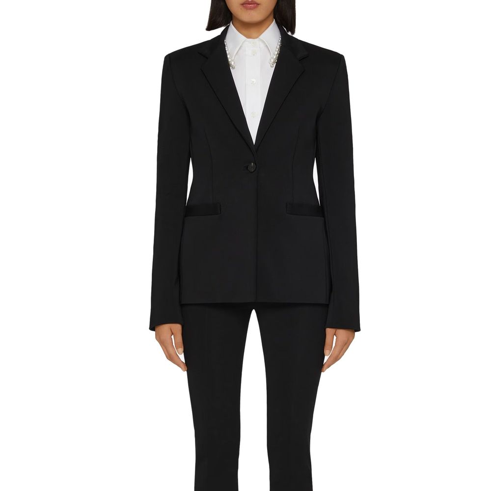Givenchy Black Tailored Single Button Blazer for Women