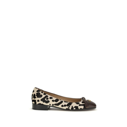 Valentino Garavani Leopard Valet Du Roi Ballet Flats