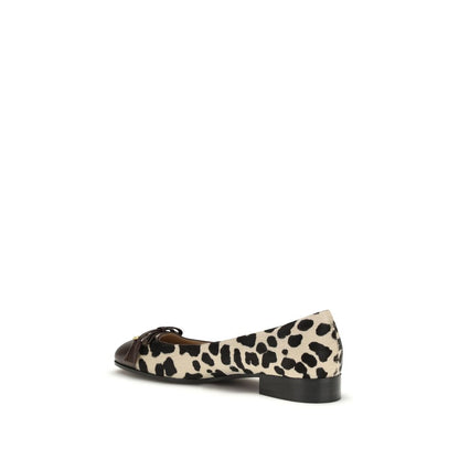 Valentino Garavani Leopard Valet Du Roi Ballet Flats