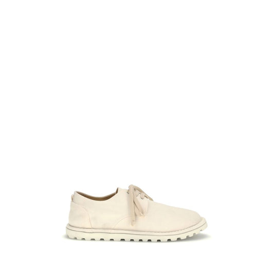 Marsèll Sancrispa Derby Lace-Ups in White Cotton