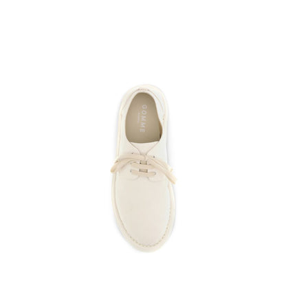Marsèll Sancrispa Derby Lace-Ups in White Cotton