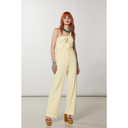 Patrizia Pepe Yellow Acetate Tank Top - Clarity Yellow - XS