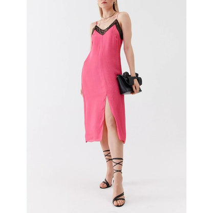 Patrizia Pepe Fuchsia Viscose Casual Dress IT40
